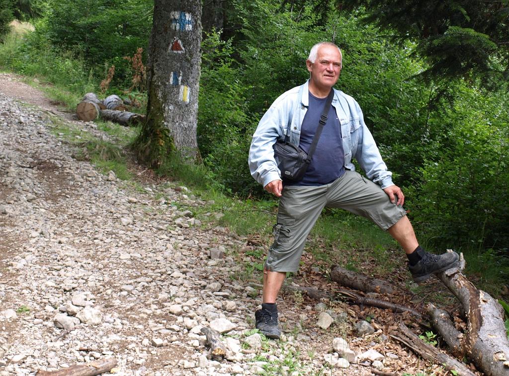 p7261441.jpg - pihenő egy kidőlt fa mellett.